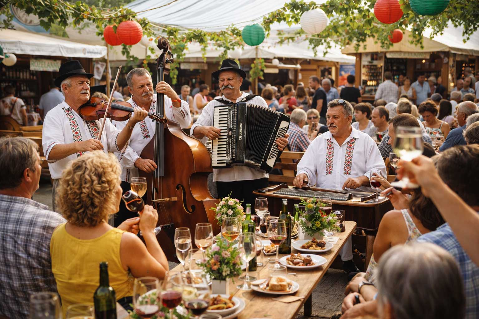 Weinfest mit Budapester Volksmusikgruppe