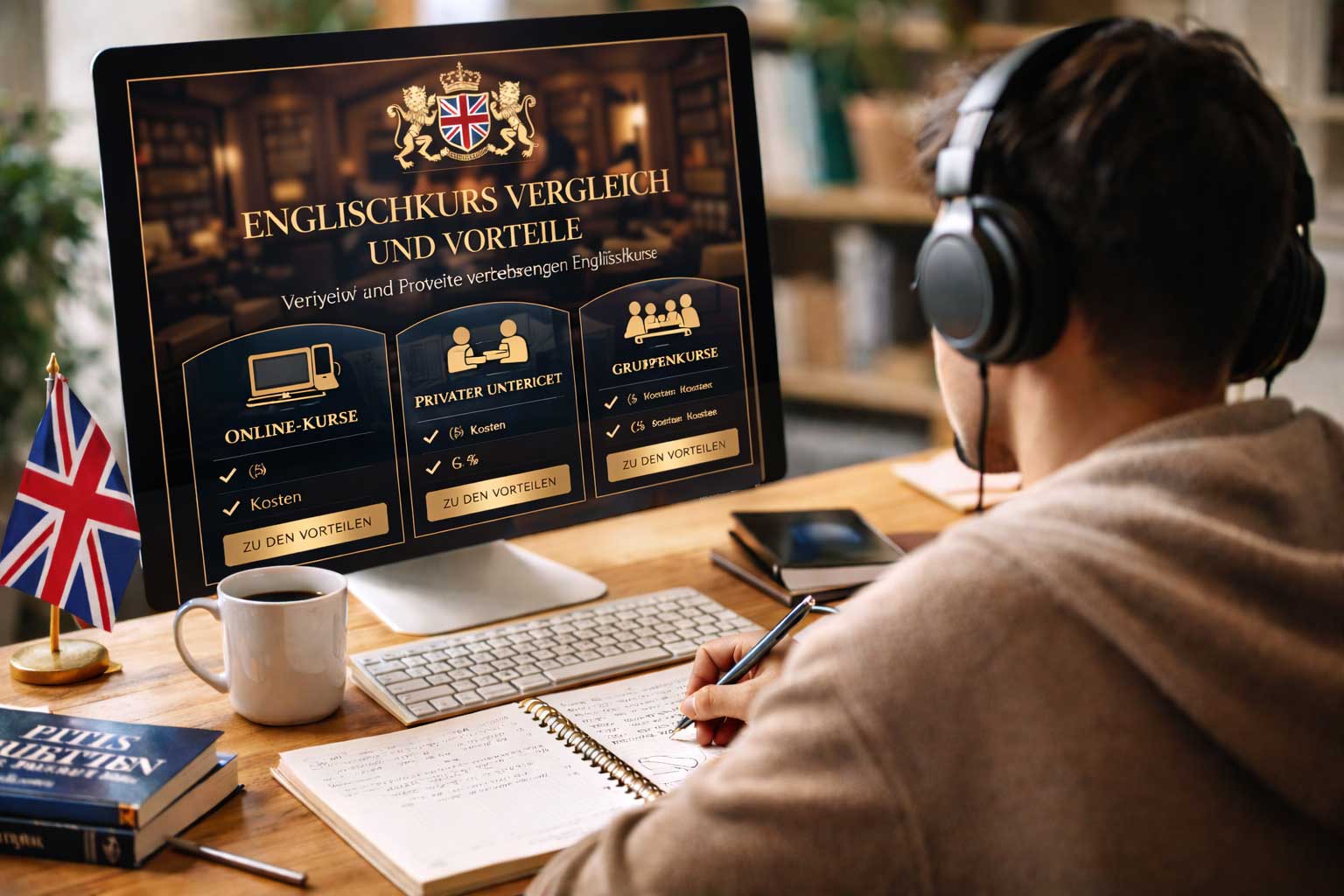 Vergleich von Englischkursen online
