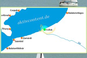 Siofok Urlaub in Ungarn am Balaton. Siofok liegt direkt am Plattensee, deshalb