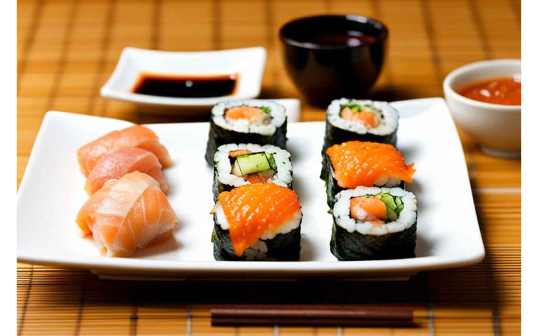 Sushi Rollen, Sashimi und Miso-Suppe – neu 3 miam Rezepte