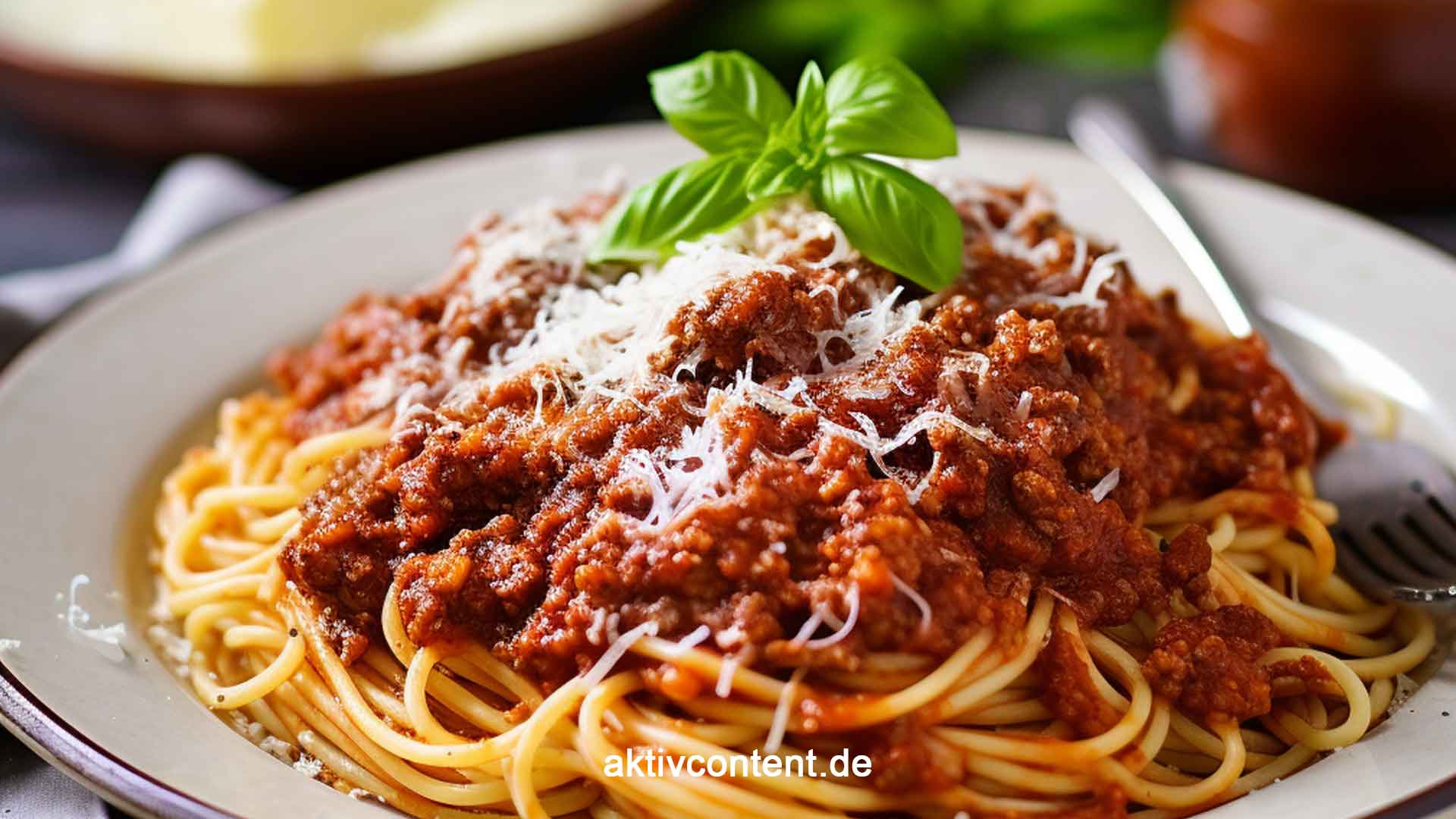 Spaghetti Bolognese Tauche ein in den Geschmack Italiens - Spaghetti Bolognese - entdecke das Geheimnis hinter einer authentischen Spaghetti Bolognese und lerne, wie du die perfekte Bolognese-Sauce zubereitest. Genieße den Duft von frischen Zutaten, das Aroma von Kräutern und das herzhafte Hackfleisch, das auf al dente gekochten Spaghetti tanzt. Hol dir das Stück Italien in deine Küche und verwöhne dich mit einem Klassiker, der immer wieder begeistert. Mach dich bereit für eine Geschmacksexplosion!