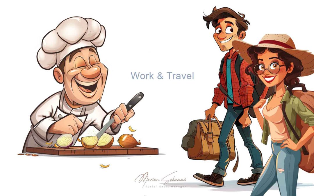 Entdecke die Welt mit Work & Travel! Erhalte Tipps zu Arbeitsvisum, Auslandsaufenthalt, Reisejob und Backpacking. Erfahre alles über Work & Travel in Australien, Neuseeland und Kanada. Lerne von Erfahrungsberichten und bereite dich perfekt vor. Starte dein Abenteuer jetzt!