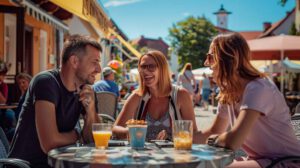 Balatonfüred erwartet dich! Erkunde die malerischen Gassen, genieße traditionelle ungarische Köstlichkeiten und tauche ein in die reiche Kultur dieser bezaubernden Stadt am Plattensee. Erlebe die Magie des Augenblicks!