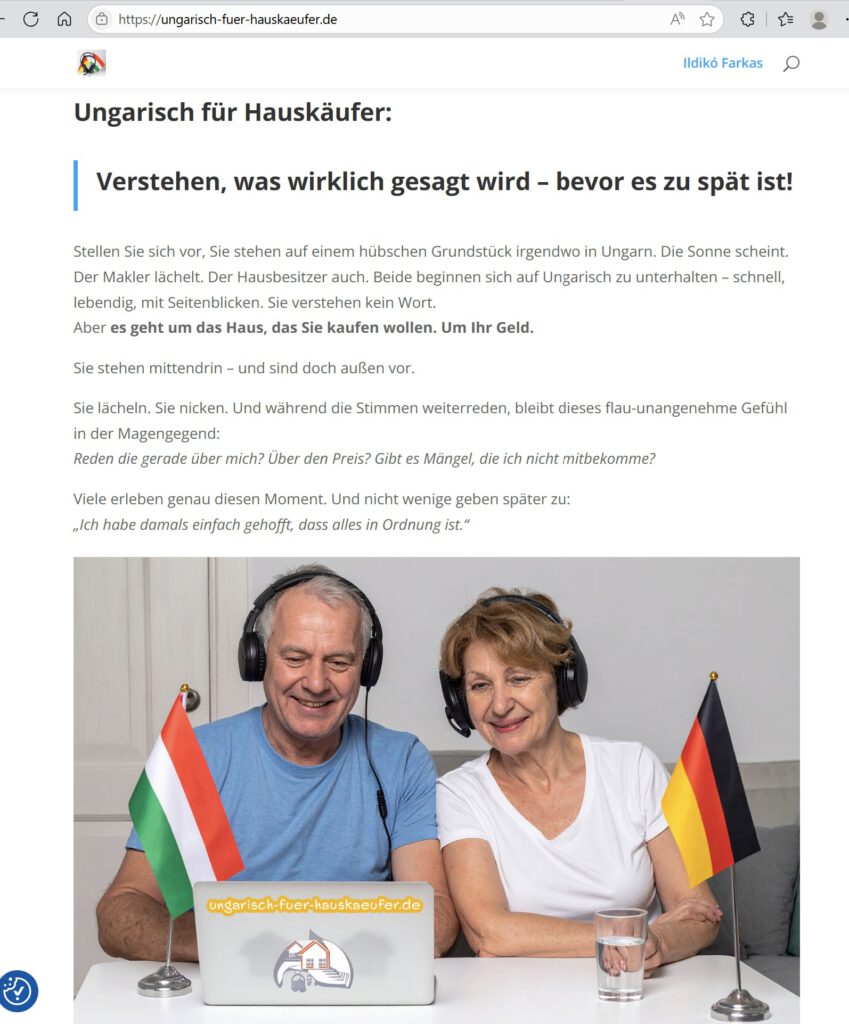 Cavapoo Content Landingpage - Ungarisch für Hauskäufer 
