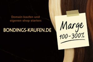 Bondings-kaufen Banner für Domain zum Start für den eingenen Echthaarextensions shop