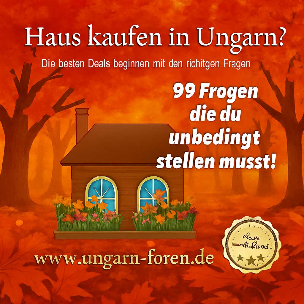 Haus kaufen in Ungarn, 99 Fragen, die tausende Euros sparen können - Ingatlan piac